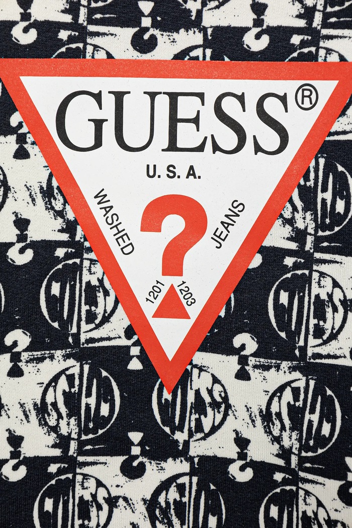 Chłopiec Guess bluza bawełniana dziecięca N5GQ00.KA6R4.PPYA granatowy