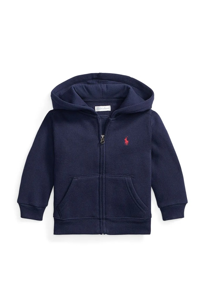 Polo Ralph Lauren bluza dziecięca z kapturem granatowy 320547626001