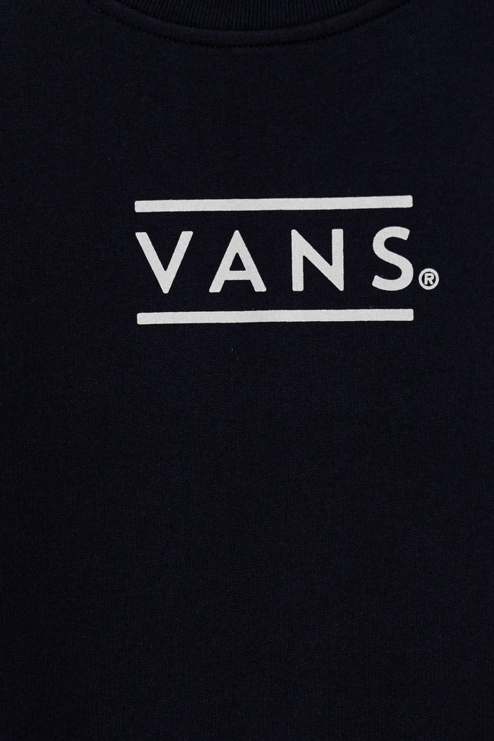 Момче Детски памучен суичър Vans Half Box Crew VN000NVAJDU1 тъмносин