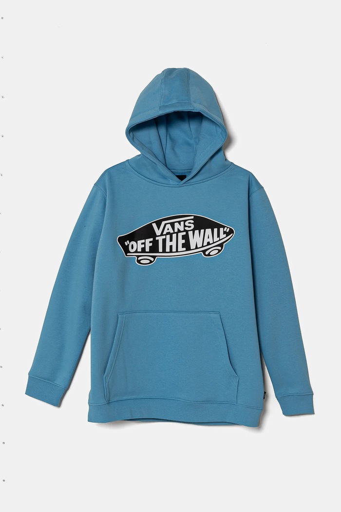 Vans bluza dziecięca Style 76 z kapturem niebieski VN000JYDE2W1