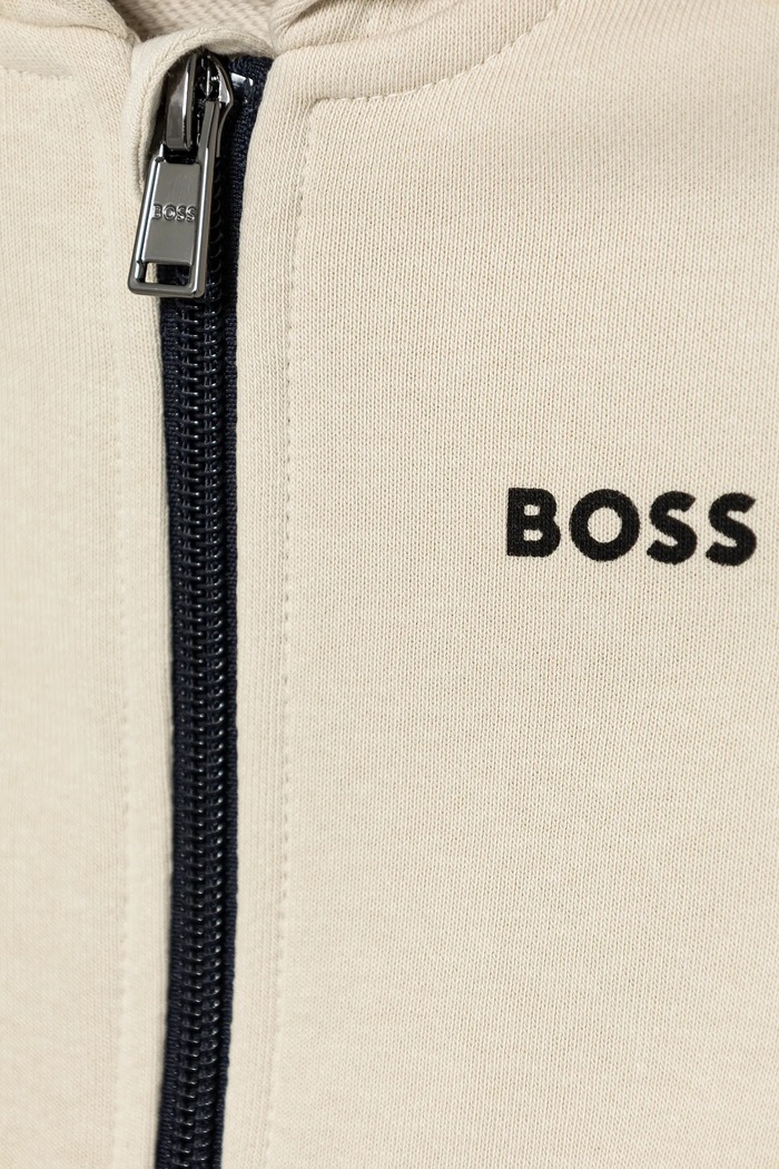 Băieți BOSS Bluza bebe J52095.67.81 bej