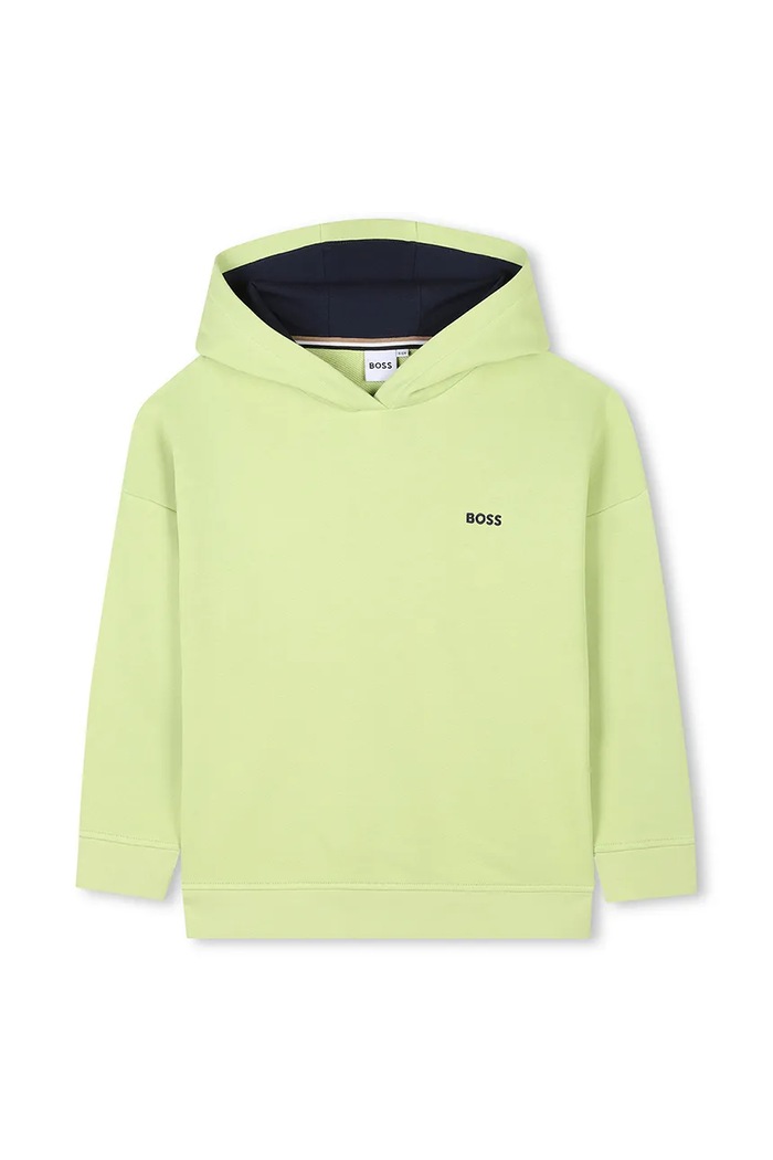 BOSS Bluza dziecięca J52235.114.150 zielony SS25