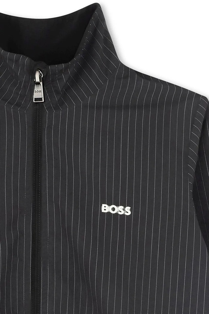 Chlapec Detská mikina BOSS J51963.114.150 čierna