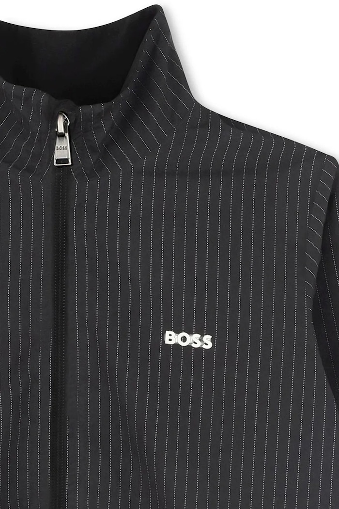 Chlapec Detská mikina BOSS J51963.114.150 čierna