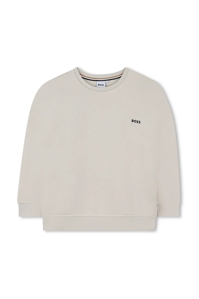 BOSS bluza copii uni bej J52021.114.150
