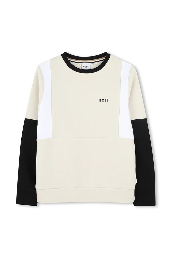BOSS bluza dziecięca pozostałe beżowy J52026.114.150