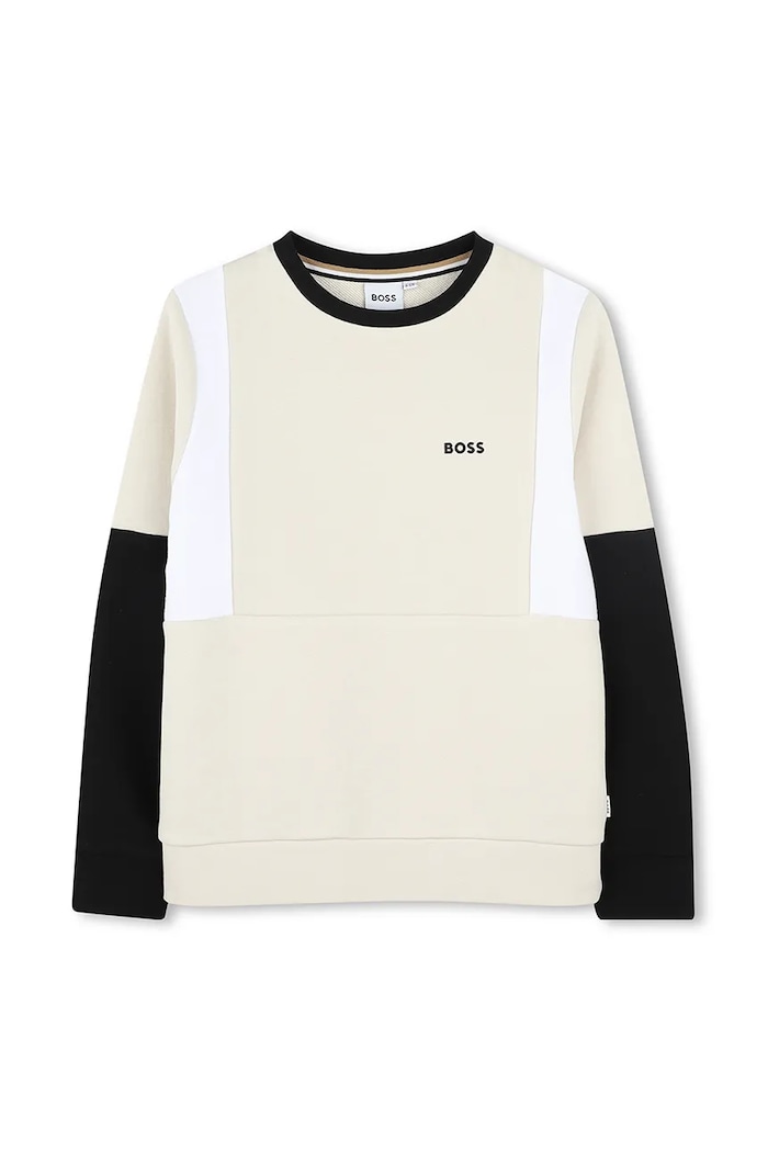 BOSS bluza dziecięca pozostałe beżowy J52026.114.150