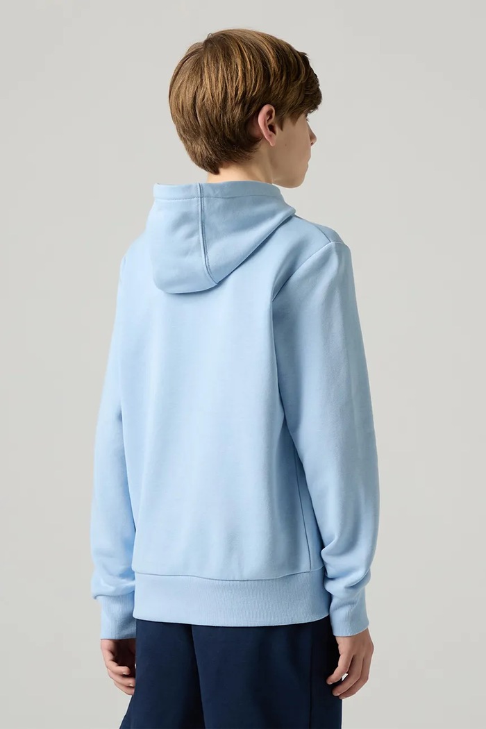 Detská mikina Levi's BATWING PULLOVER HOODIE 9EE910 modrá