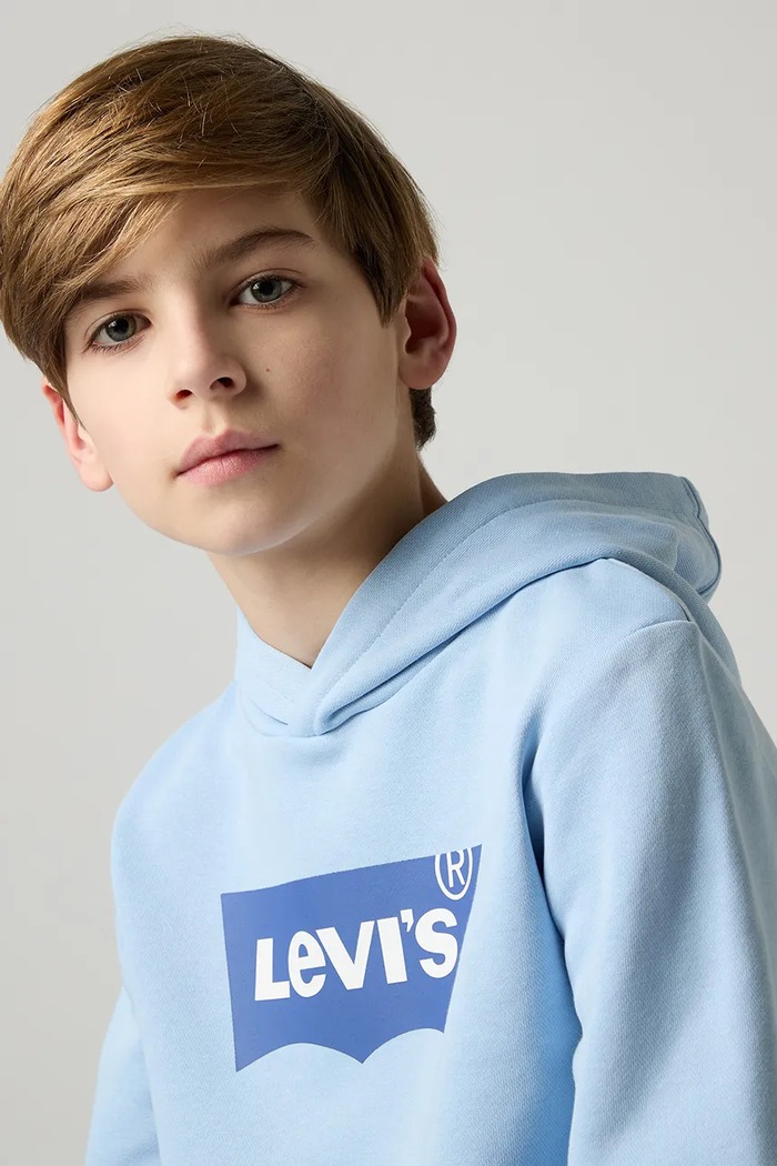 Detská mikina Levi's BATWING PULLOVER HOODIE 9EE910