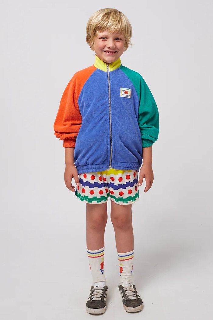 Bobo Choses bluza copii Smiling 125AC048 albastru
