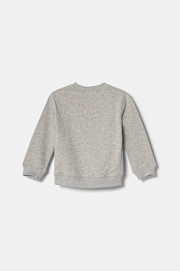 United Colors of Benetton bluza bawełniana dziecięca 3J70G10HW.P.Seasonal szary SS25