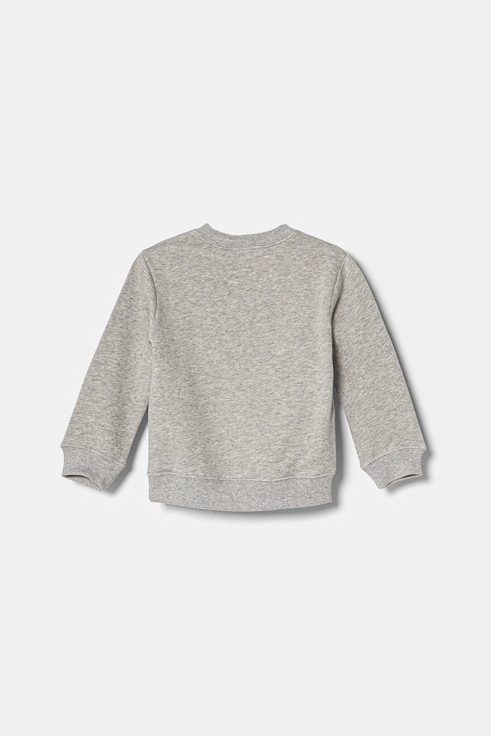 United Colors of Benetton bluza bawełniana dziecięca 3J70G10HW.P.Seasonal szary SS25