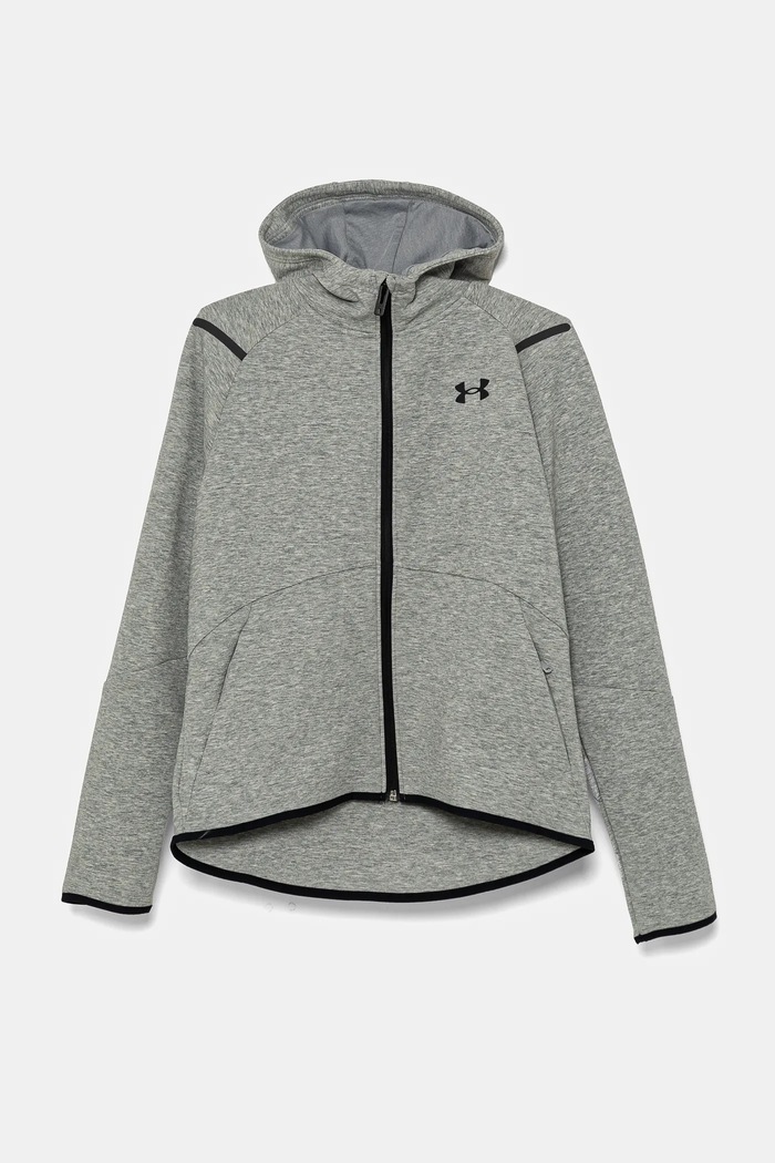 Under Armour bluza copii Unstoppable Flc FZ melanj gri 1386687