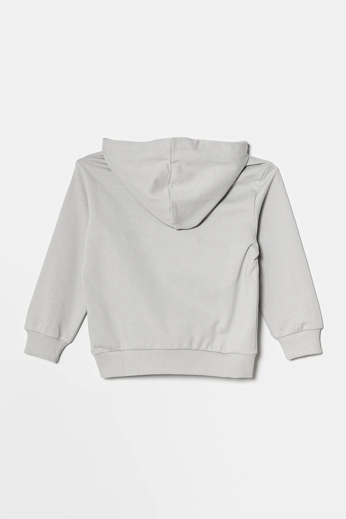 United Colors of Benetton bluza bawełniana dziecięca 3PQMG2012.P.Seasonal szary SS25