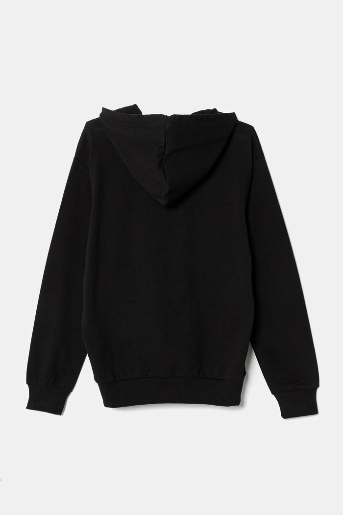 United Colors of Benetton bluza bawełniana dziecięca x Marvel 3PQMC204F.G.Seasonal czarny SS25