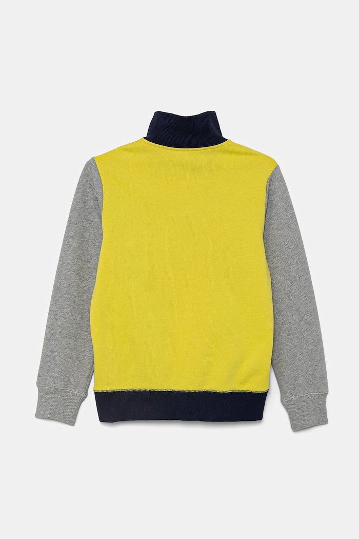 Παιδική βαμβακερή μπλούζα United Colors of Benetton 3J68C501B.G.Season.PPYA κίτρινο SS25