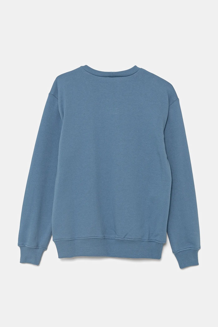 United Colors of Benetton bluza bawełniana dziecięca 3UNIC10O3.G.Seasonal niebieski SS25