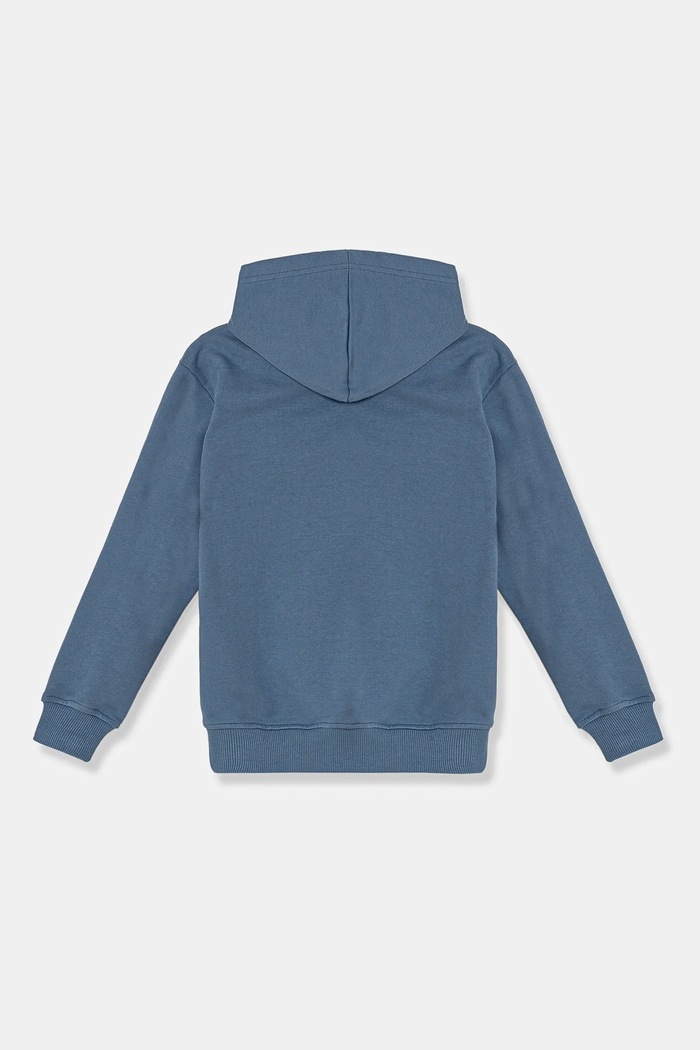 Detská bavlnená mikina United Colors of Benetton 3UNIC204R.G.Seasonal modrá SS25