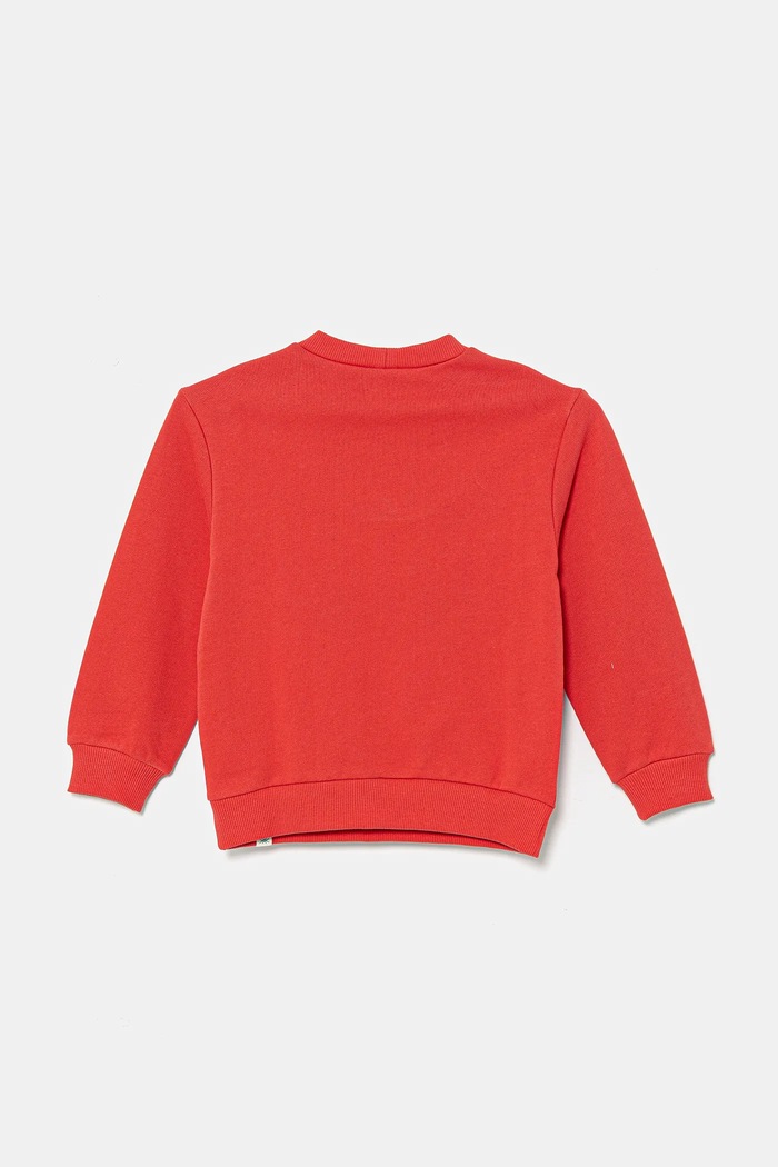 United Colors of Benetton bluza bawełniana dziecięca 3J68G10I2.P.Seasonal czerwony SS25