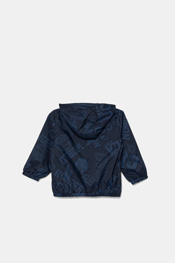 Dětská bunda United Colors of Benetton 2OKMGN03P.P.Seasonal námořnická modř SS25