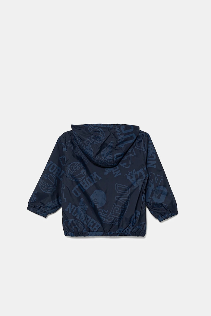 Dětská bunda United Colors of Benetton 2OKMGN03P.P.Seasonal námořnická modř SS25