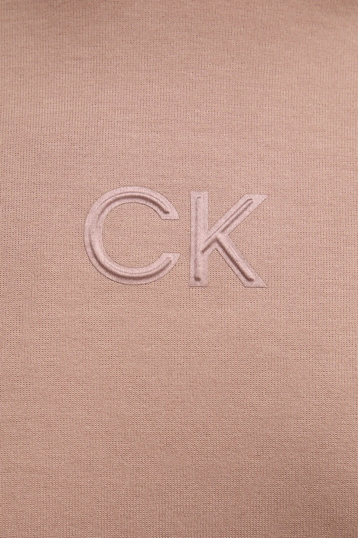 Mikina Calvin Klein K20K207954 hnedá