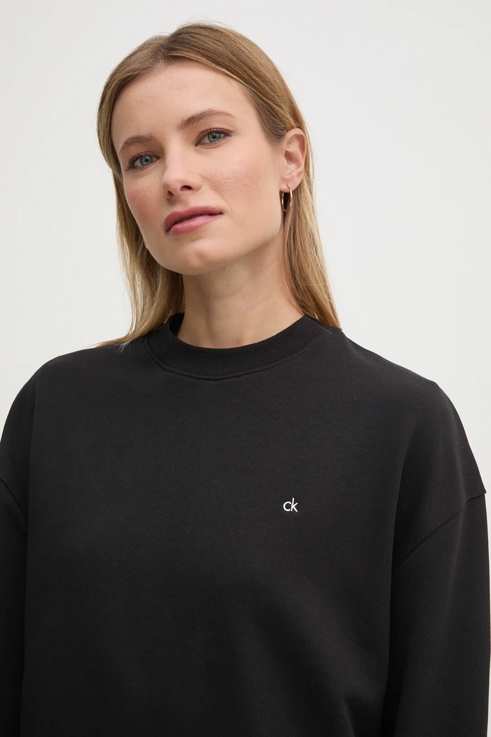 Bluza bawełniana Calvin Klein K20K208092 czarny