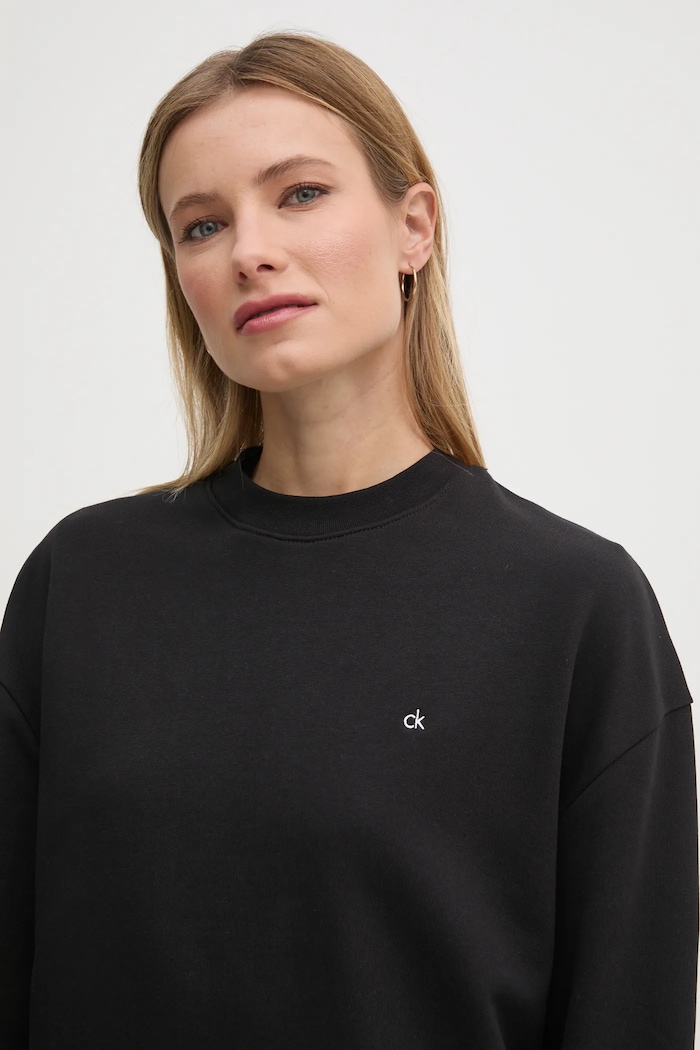 Bluza bawełniana Calvin Klein K20K208092 czarny
