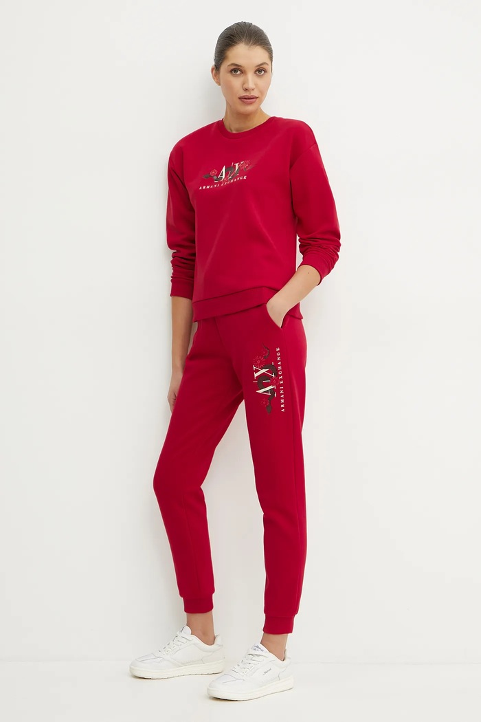 Mikina Armani Exchange XW000313.AF12261 červená SS25
