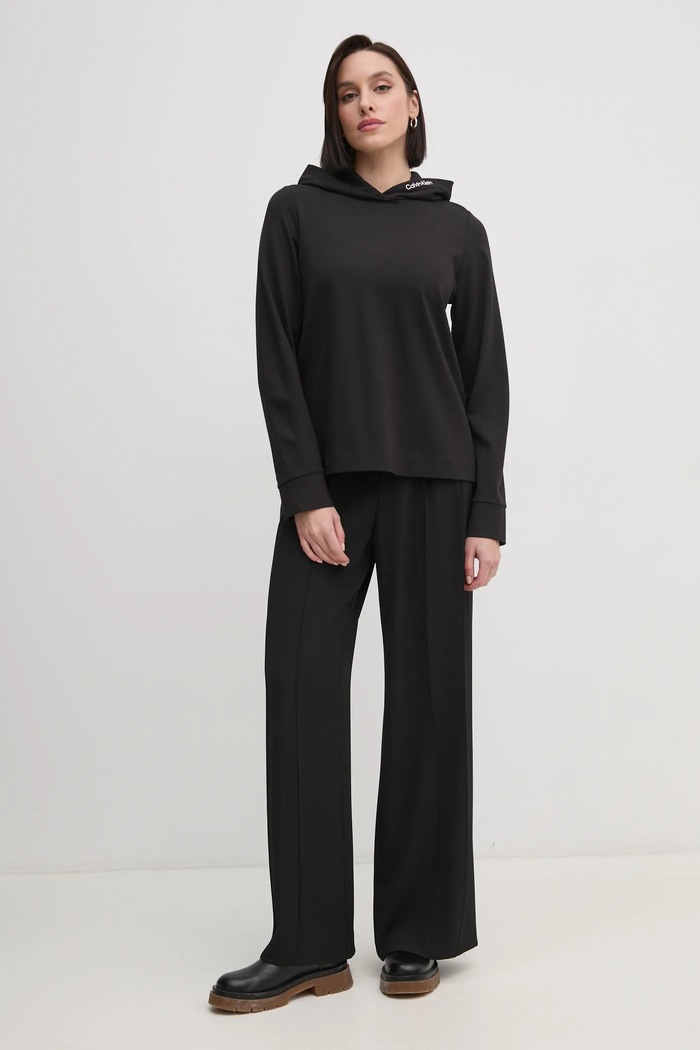 Dukserica Calvin Klein Jeans J20J224722 crna SS25