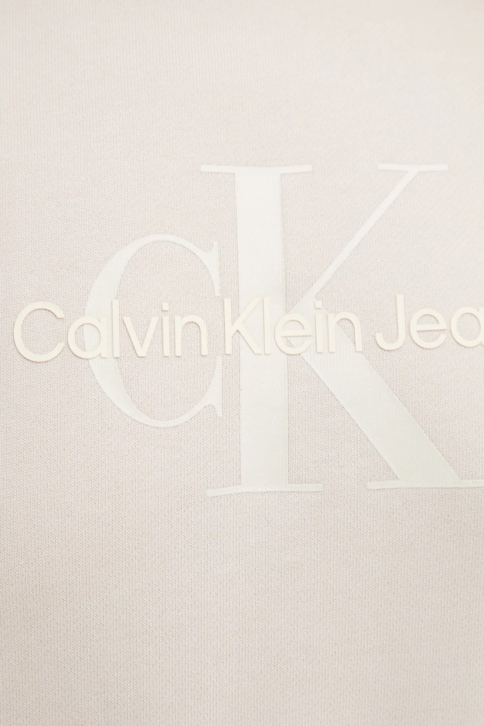 Bavlněná mikina Calvin Klein Jeans J20J224724 béžová