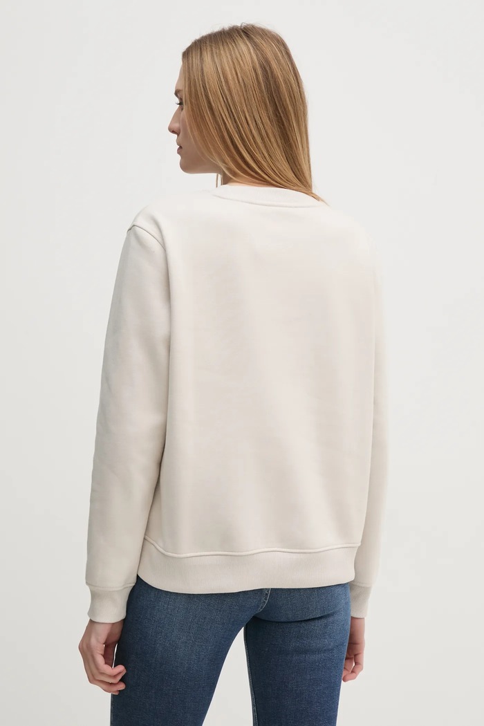 Oblečenie Mikina Calvin Klein Jeans J20J224731 béžová