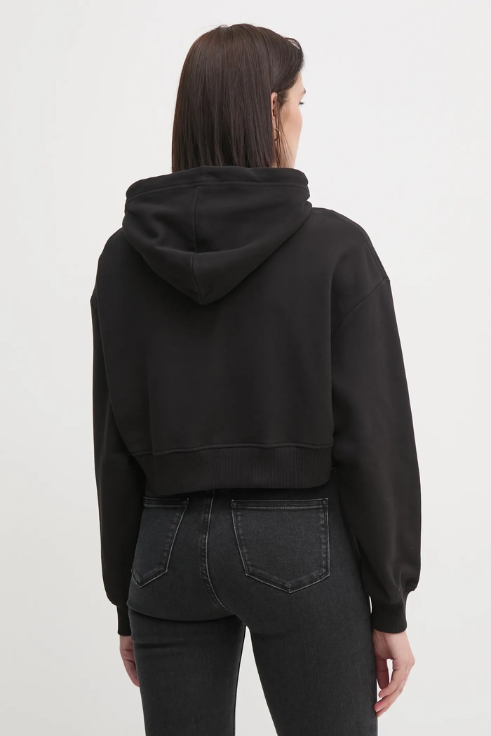 Oblečenie Bavlnená mikina Calvin Klein Jeans J20J224746 čierna