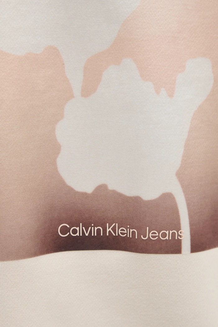 Bavlněná mikina Calvin Klein Jeans J20J225080 béžová