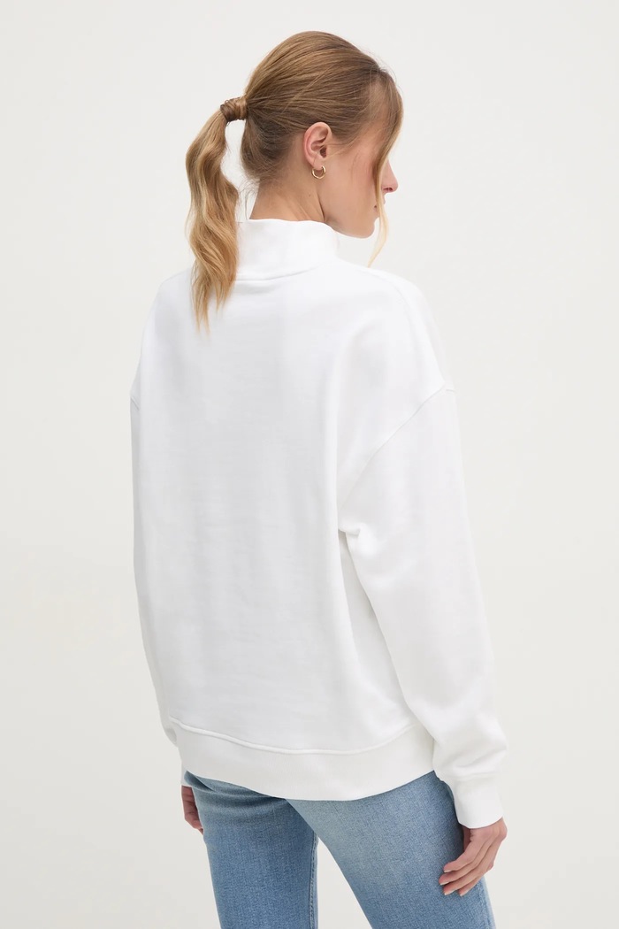 Oblečení Bavlněná mikina Calvin Klein Jeans J20J225082 béžová