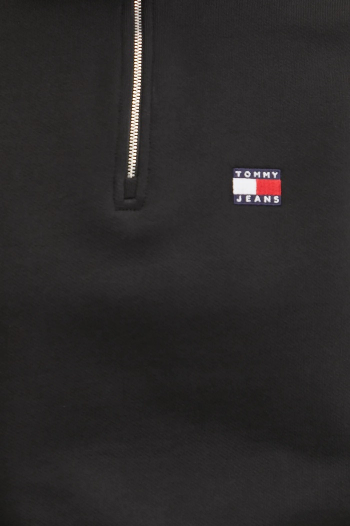 Bavlněná mikina Tommy Jeans DW0DW19410 černá