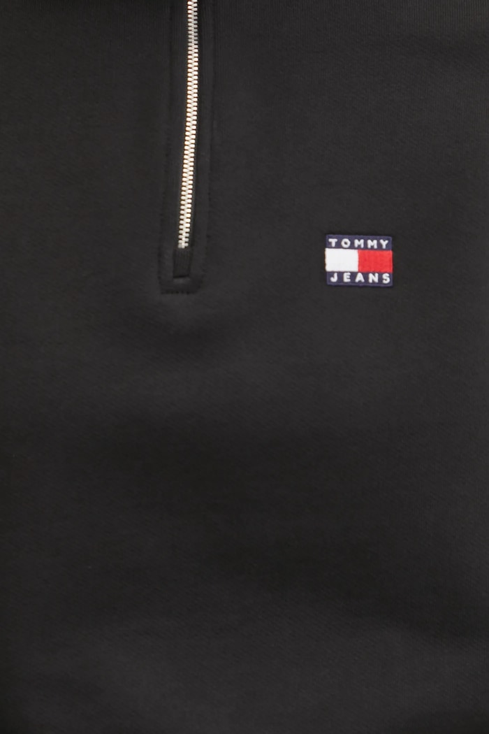 Bavlněná mikina Tommy Jeans DW0DW19410 černá