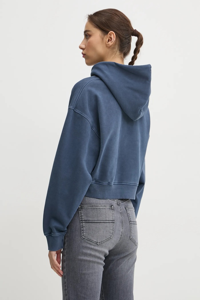 Odzież Tommy Jeans bluza bawełniana DW0DW19413 niebieski