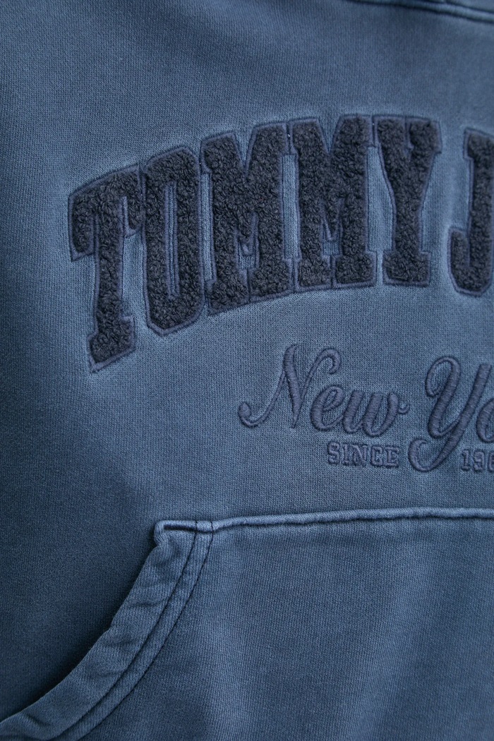 Tommy Jeans bluza bawełniana DW0DW19413 niebieski