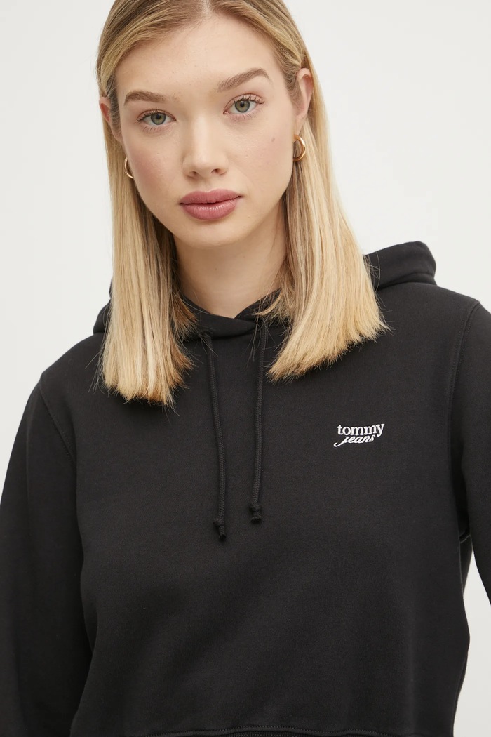 Суичър Tommy Jeans черен DW0DW19908