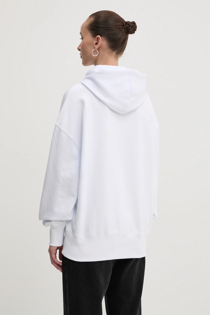 Oblečenie Bavlnená mikina MSGM 3841MDM515.257000 biela