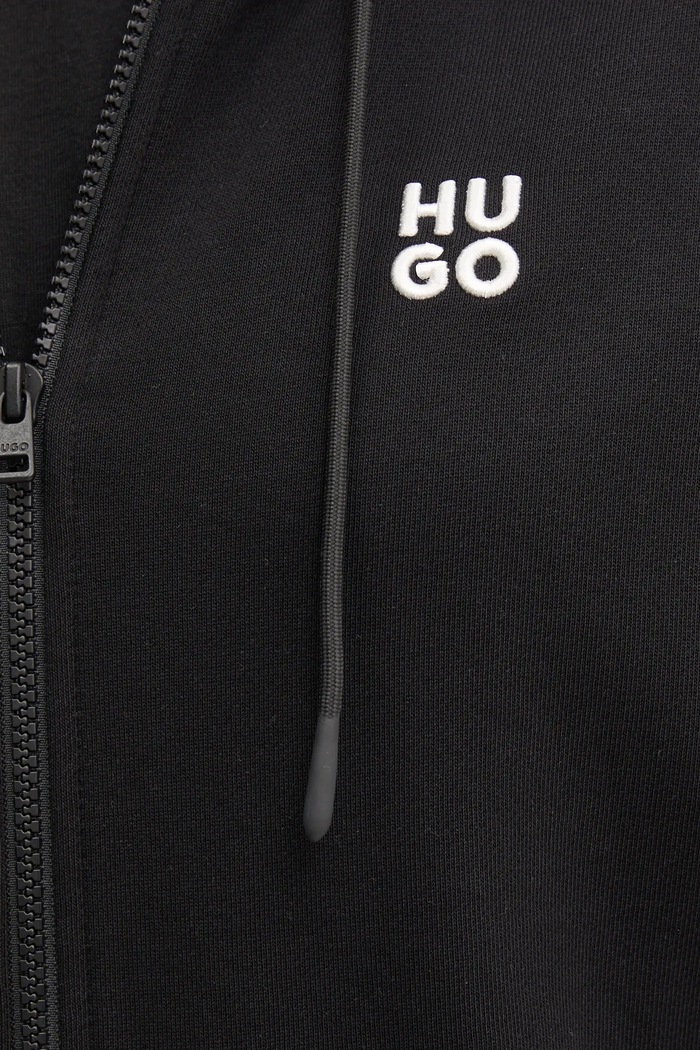 Бавовняна кофта HUGO Dalfine 50535240 чорний