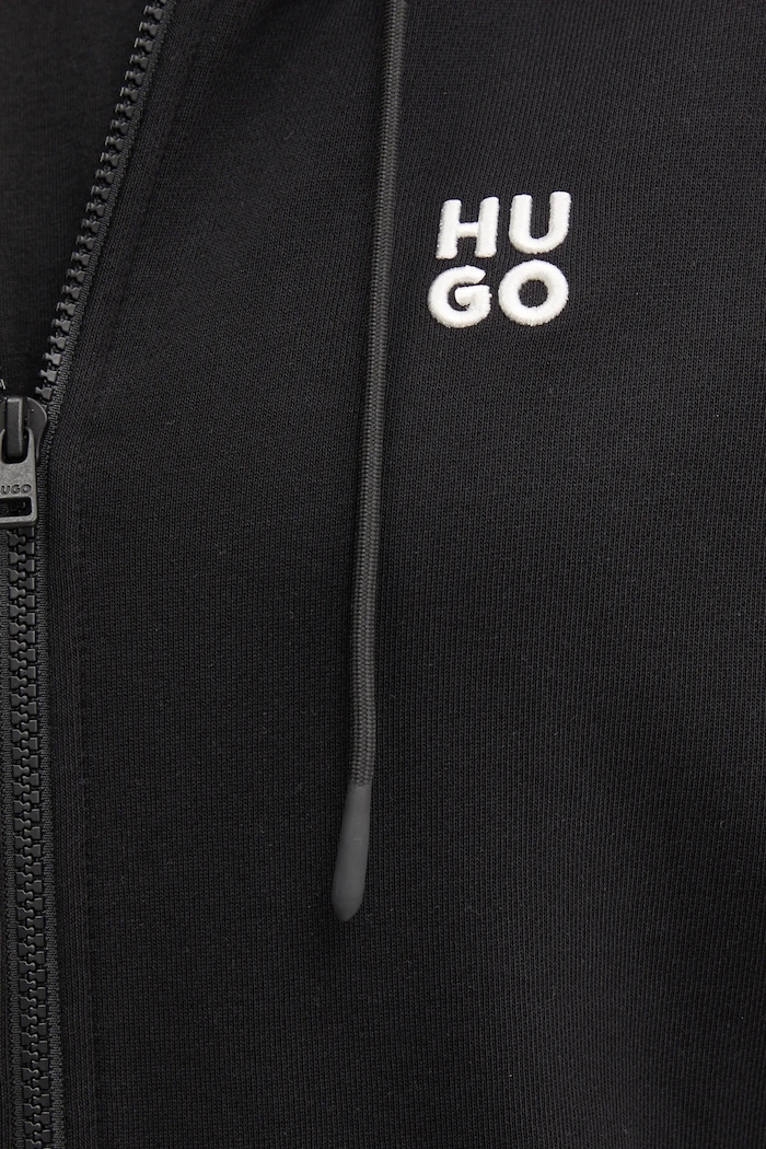 Бавовняна кофта HUGO Dalfine 50535240 чорний