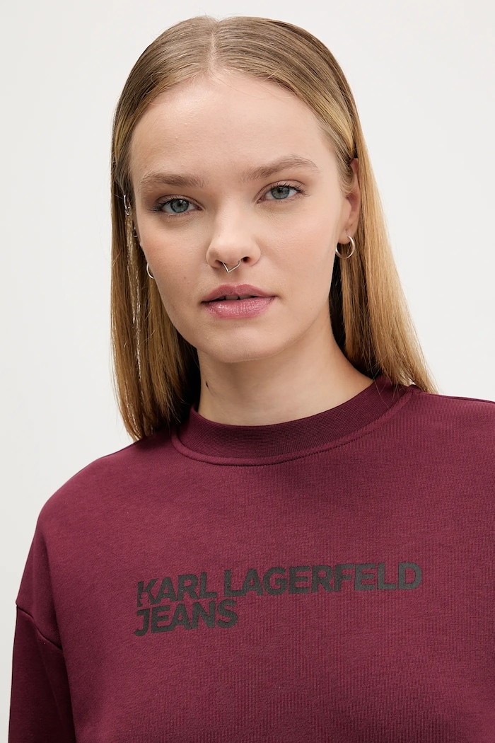 Кофта Karl Lagerfeld Jeans бордо A1W20005