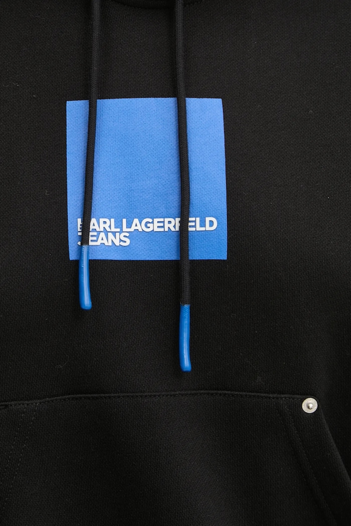 Bavlněná mikina Karl Lagerfeld Jeans A1W20007 černá