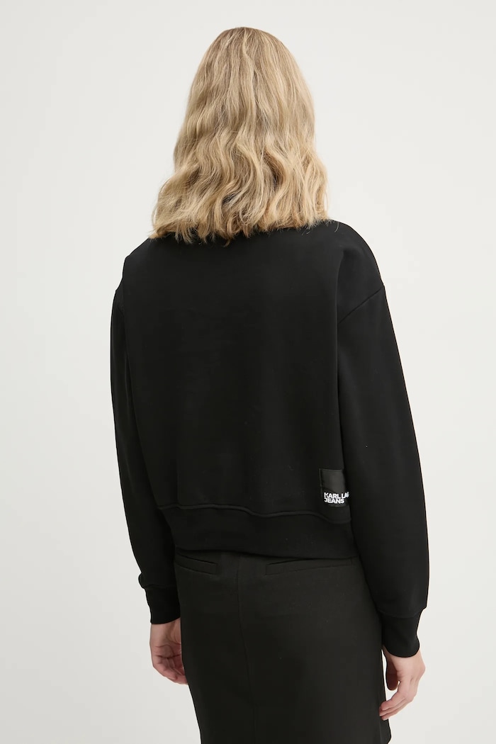 Одежда Хлопковая кофта Karl Lagerfeld Jeans A1W20022 чёрный