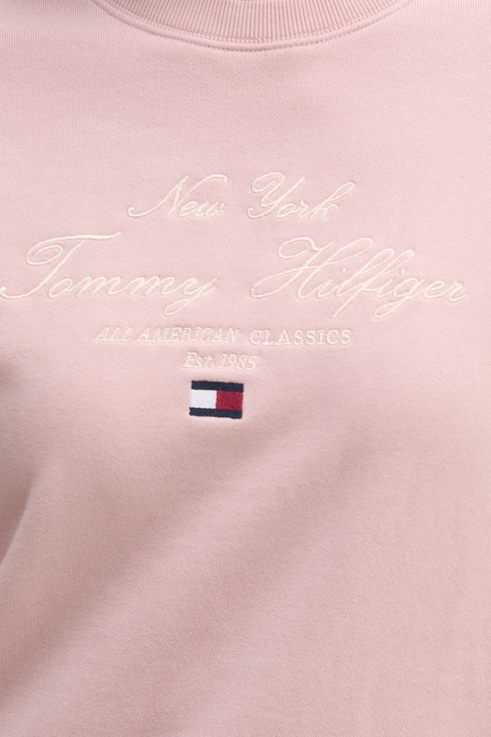 Mikina Tommy Hilfiger WW0WW43844 růžová