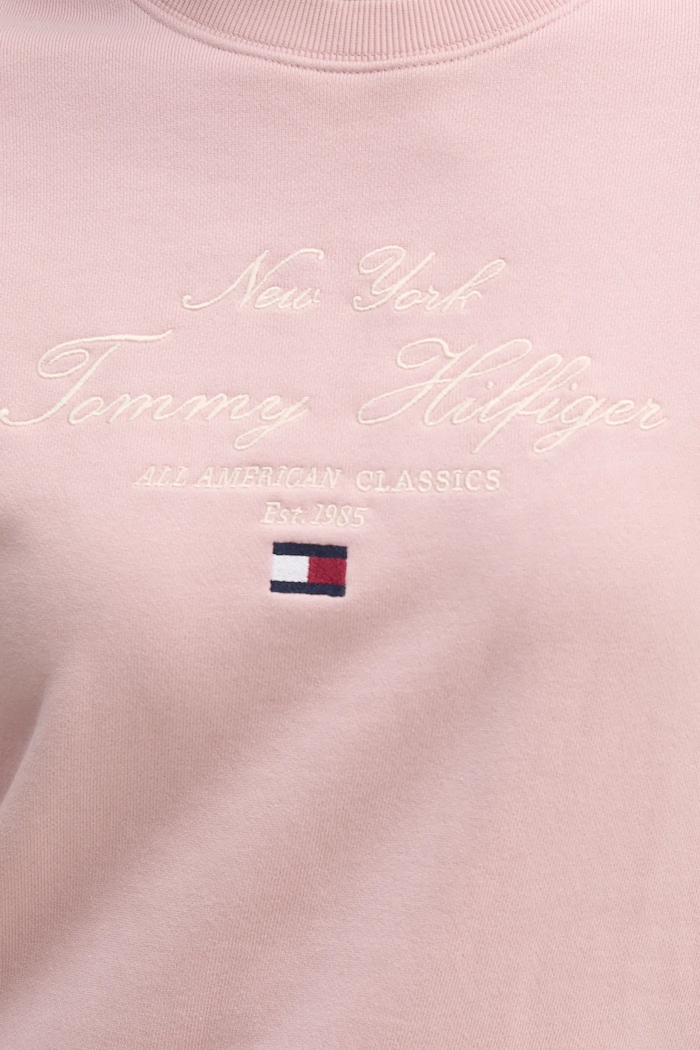 Mikina Tommy Hilfiger WW0WW43844 růžová