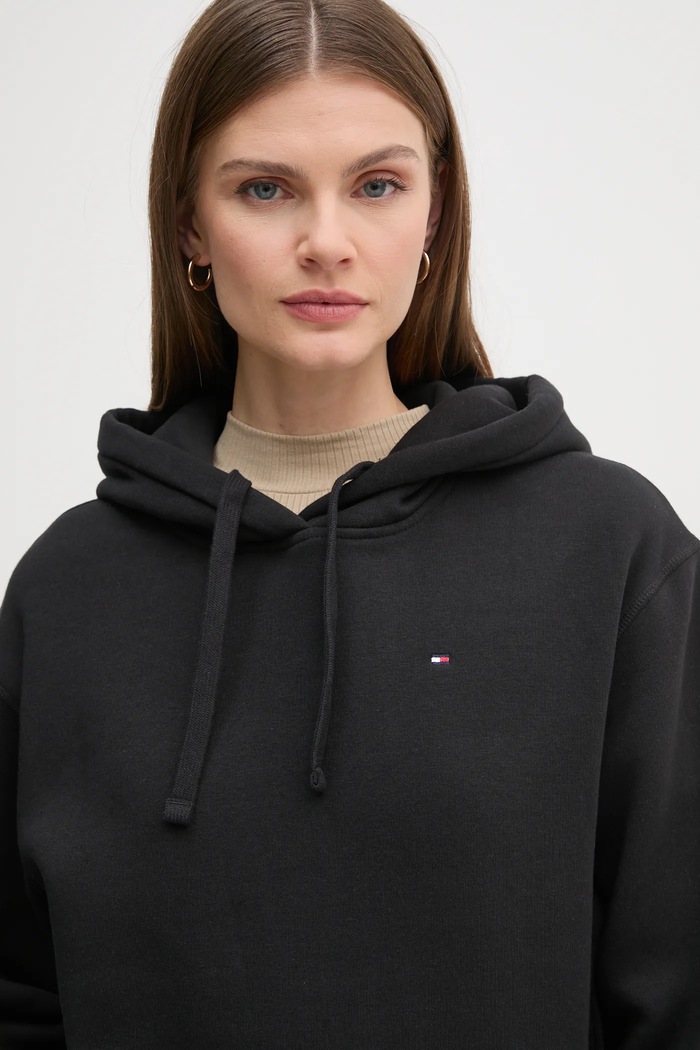 Μπλούζα Tommy Hilfiger μαύρο WW0WW44991