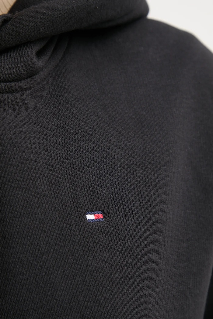 Μπλούζα Tommy Hilfiger WW0WW44991 μαύρο
